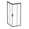 Картинка анонса товара «душевой уголок am.pm gem s w93g-404-100280-bt 100х80 стекло прозрачное, профиль черный матовый»