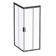 Душевой уголок AM.PM Gem S W93G-404-100280-BT 100х80 стекло прозрачное, профиль черный матовый Душевой уголок AM.PM Gem S W93G-404-100280-BT 100х80 стекло прозрачное, профиль черный матовый