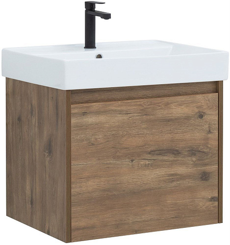 Тумба под раковину Aquanet Nova Lite 60 дуб рустикальный (1 ящик) 00249511 Тумба под раковину Aquanet Nova Lite 60 дуб рустикальный (1 ящик) 00249511