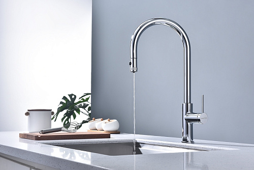 Смеситель для кухни Paulmark Galant хром Ga213077-CR Смеситель для кухни Paulmark Galant хром Ga213077-CR