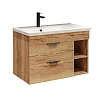 Тумба под раковину GROSSMAN ФОРТА-80 см дуб галифакс (ум.Фостер-80 Пр.) подвесная 108004 Тумба под раковину GROSSMAN ФОРТА-80 см дуб галифакс (ум.Фостер-80 Пр.) подвесная 108004