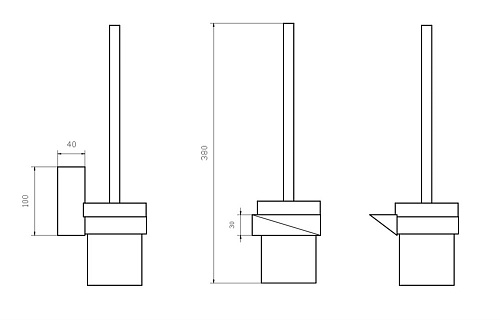 Ершик для унитаза Boheme NEW VENTURO золото 10319-G Ершик для унитаза Boheme NEW VENTURO золото 10319-G