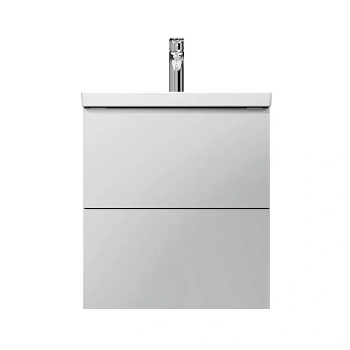 Тумба под раковину AM.PM Gem M90FHX0502WG подвесная, 50 см push-to-open, белый, Тумба под раковину AM.PM Gem M90FHX0502WG подвесная, 50 см push-to-open, белый,