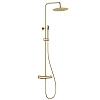 Душевая система AQUAme AQM8006GG с термостатом, золото Душевая система AQUAme AQM8006GG с термостатом, золото