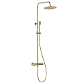 Душевая система AQUAme AQM8006GG с термостатом, золото Душевая система AQUAme AQM8006GG с термостатом, золото