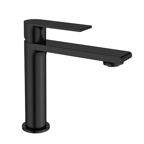 Смеситель для раковины Vincea Vogue VBF-1V1MB черный Смеситель для раковины Vincea Vogue VBF-1V1MB черный