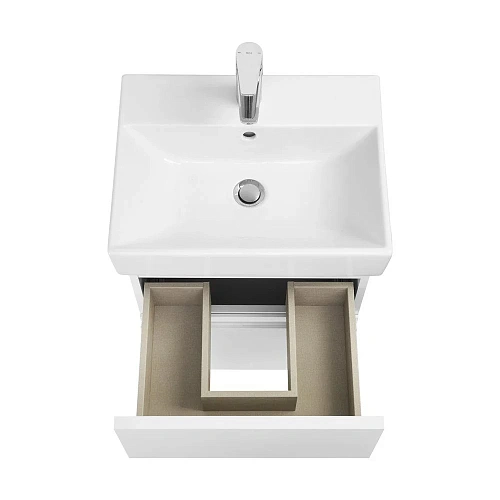 Тумба под раковину Roca Oleta 50 белый матовый, 2 ящика, A857638501 Тумба под раковину Roca Oleta 50 белый матовый, 2 ящика, A857638501