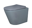 Унитаз подвесной Gid Tr2130Gm 62209Y серый матовый 48x36,5x36 Унитаз подвесной Gid Tr2130Gm 62209Y серый матовый 48x36,5x36