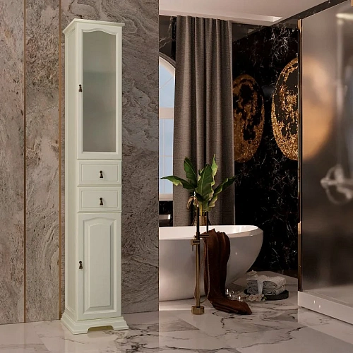 Шкаф-пенал Opadiris Риспекто 30, слоновая кость, правый, вар. 2 00-00005831 Шкаф-пенал Opadiris Риспекто 30, слоновая кость, правый, вар. 2 00-00005831