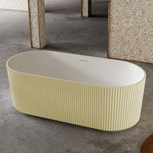 Ванна отдельностоящая ABBER AS9601MS 170x75 универсальная, песочный матовая, искусственный камень Ванна отдельностоящая ABBER AS9601MS 170x75 универсальная, песочный матовая, искусственный камень