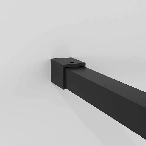 Душевая перегородка Niagara Nova NG-688-90BLACK (90x195) черный матовый, стекло прозрачное с рисунком Душевая перегородка Niagara Nova NG-688-90BLACK (90x195) черный матовый, стекло прозрачное с рисунком