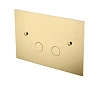 Клавиша смыва Boheme MATT GOLD 647-MG ультраплоская матове золото