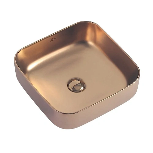 Раковина ABBER Rechteck AC2211MRG накладная, розовое золото матовое Раковина ABBER Rechteck AC2211MRG накладная, розовое золото матовое