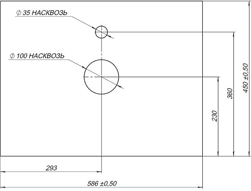 Столешница Aquanet Nova Lite 60 серый 00257608 Столешница Aquanet Nova Lite 60 серый 00257608