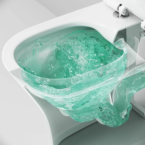 Унитаз напольный AM.PM Sense C748600SC безободковый с сиденьем микролифт Унитаз напольный AM.PM Sense C748600SC безободковый с сиденьем микролифт