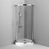 Душевой уголок AM.PM Like W83G-333-095CT Round 95x95, стекло прозрачное, профиль хром Душевой уголок AM.PM Like W83G-333-095CT Round 95x95, стекло прозрачное, профиль хром
