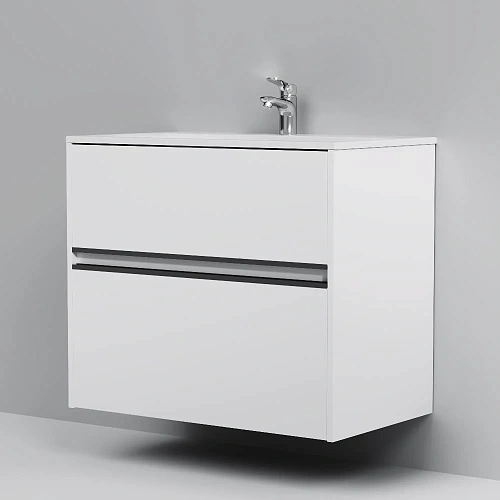 Тумба под раковину AM.PM Sense M7BFUX0802WG универсальная, 80 см, белый Тумба под раковину AM.PM Sense M7BFUX0802WG универсальная, 80 см, белый