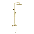 Душевая система Sancos Etna SC9008BG с термостатом, брашированное золото, PVD покрытие Душевая система Sancos Etna SC9008BG с термостатом, брашированное золото, PVD покрытие