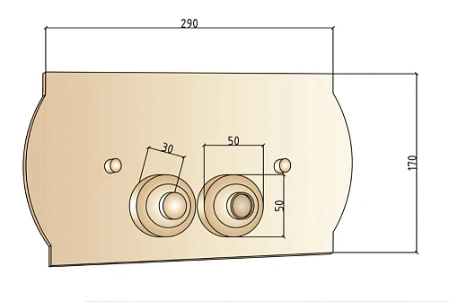 Клавиша смыва Boheme Medici 651 Клавиша смыва Boheme Medici 651