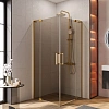 Душевой уголок CEZARES SLIDER-A-2-90/100-BR-BORO 90-100x90-100см стекло тонированное (бронза), профиль брашированное золото Душевой уголок CEZARES SLIDER-A-2-90/100-BR-BORO 90-100x90-100см стекло тонированное (бронза), профиль брашированное золото