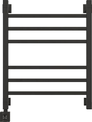 Полотенцесушитель электрический EWRIKA Деметра LP 60х50, матовый черный L 536165 Полотенцесушитель электрический EWRIKA Деметра LP 60х50, матовый черный L 536165