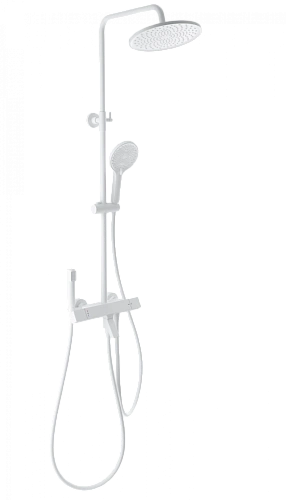 Душевая система Wonzon & Woghand с термостатом, белый матовый (WW-B3094-MW) Душевая система Wonzon & Woghand с термостатом, белый матовый (WW-B3094-MW)