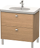 Картинка анонса товара «тумба под раковину duravit brioso br442601052 напольная 82 см европейский дуб»