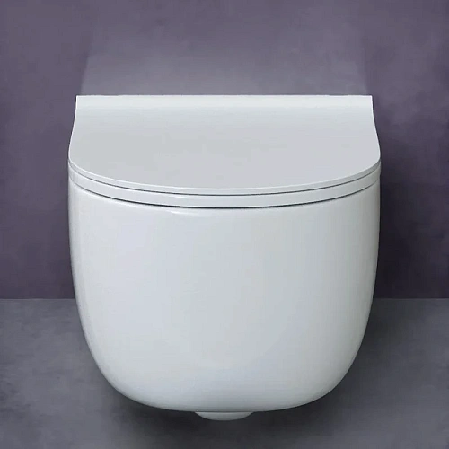 Унитаз подвесной BERGES EGO Rimless сиденье дюропласт Toma Slim SO микролифт, быстросьем 082111 Унитаз подвесной BERGES EGO Rimless сиденье дюропласт Toma Slim SO микролифт, быстросьем 082111