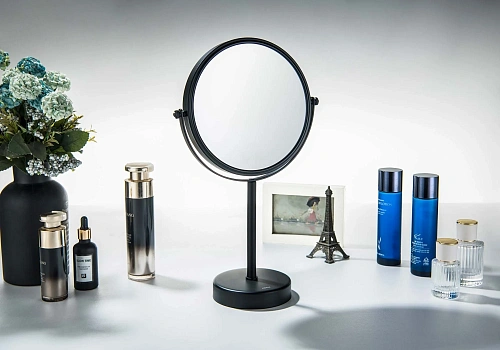 Зеркало косметическое Aquatek AQ4914MB черный матовый Зеркало косметическое Aquatek AQ4914MB черный матовый