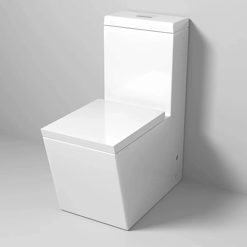 Унитаз напольный GROSSMAN GR-4493 Cristal 670x350x825 моноблок с толстой крышкой Унитаз напольный GROSSMAN GR-4493 Cristal 670x350x825 моноблок с толстой крышкой