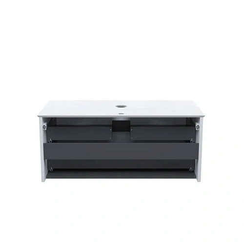 Тумба под раковину IDDIS Aiger (AIG10W0i95K) подвесная со столешницей 100 см, белый Тумба под раковину IDDIS Aiger (AIG10W0i95K) подвесная со столешницей 100 см, белый