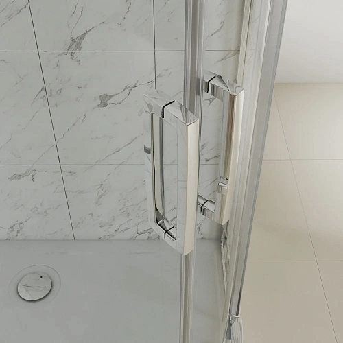 Душевой уголок STWORKI Лунд 110x90 см профиль хром глянец 412802 Душевой уголок STWORKI Лунд 110x90 см профиль хром глянец 412802