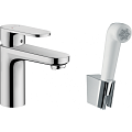 Смеситель для раковины Hansgrohe Vernis Blend 71215000 с гигиеническим душем Смеситель для раковины Hansgrohe Vernis Blend 71215000 с гигиеническим душем