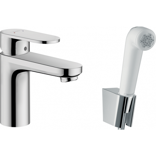 Смеситель для раковины Hansgrohe Vernis Blend 71215000 с гигиеническим душем Смеситель для раковины Hansgrohe Vernis Blend 71215000 с гигиеническим душем