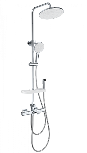 Душевая система Wonzon & Woghand с термостатом, хром (WW-C3011-A1-CR) Душевая система Wonzon & Woghand с термостатом, хром (WW-C3011-A1-CR)