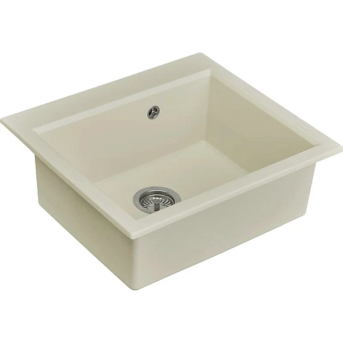 Кухонная мойка Aquaton Линеа 58 1A733032LW240 из литого мрамора, жемчуг Кухонная мойка Aquaton Линеа 58 1A733032LW240 из литого мрамора, жемчуг