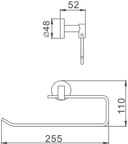 Полотенцедержатель Haiba HB1703-2 Полотенцедержатель Haiba HB1703-2