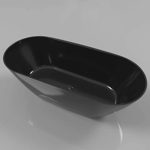 Ванна из искусственного камня WHITECROSS Coral X 170x77 (черный глянец) искусственный камень 0203.17 0203.170077.101 Ванна из искусственного камня WHITECROSS Coral X 170x77 (черный глянец) искусственный камень 0203.17 0203.170077.101