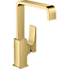 Картинка анонса товара «смеситель для раковины hansgrohe metropol 32511990, полированное золото»