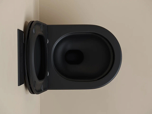 Унитаз подвесной Ceramica Nova UP CN4007MB черный матовый Унитаз подвесной Ceramica Nova UP CN4007MB черный матовый