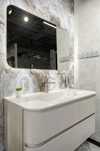 Тумба с раковиной Armadi Art OVALE 100 см MATT CASHMERE OV0020200-100 Тумба с раковиной Armadi Art OVALE 100 см MATT CASHMERE OV0020200-100