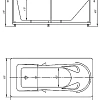 Акриловая ванна Aquatek Леда пустая без фронтального экрана LED170-0000047 Акриловая ванна Aquatek Леда пустая без фронтального экрана LED170-0000047