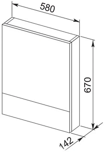 Комплект мебели Aquanet Сиена 60 белый (напольный 3 ящика) 00196495 Комплект мебели Aquanet Сиена 60 белый (напольный 3 ящика) 00196495