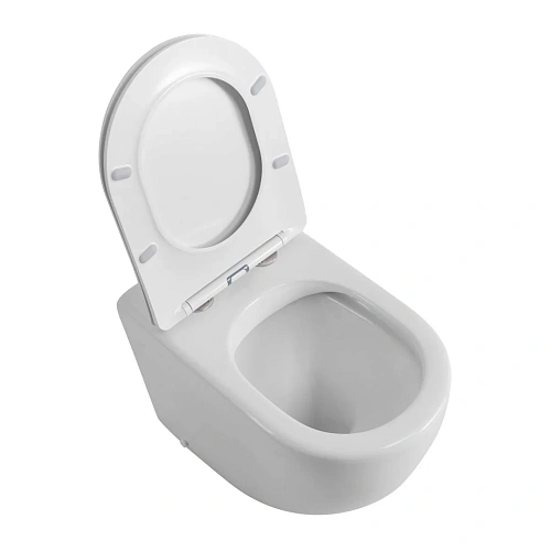 Унитаз приставной BelBagno BB2141CBR/SC безободковый c сиденьем Унитаз приставной BelBagno BB2141CBR/SC безободковый c сиденьем