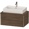 Картинка анонса товара «тумба под раковину duravit xviu xv59170b121 80 см орех темный»