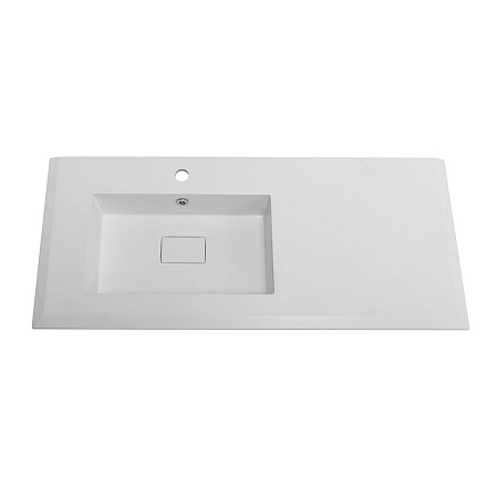 Раковина CEZARES 50213 Bianco opaco белый матовый 1040x460 искусственный камень solid surface Раковина CEZARES 50213 Bianco opaco белый матовый 1040x460 искусственный камень solid surface