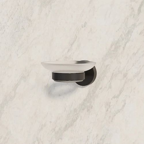 Мыльница IDDIS Sena SENSBG0i42 черный матовый, матовое стекло Мыльница IDDIS Sena SENSBG0i42 черный матовый, матовое стекло