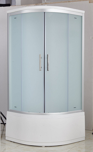 Душевой уголок Timo Imwei YG-9001FS 90x90 с поддоном, стекло матовое, профиль хром Душевой уголок Timo Imwei YG-9001FS 90x90 с поддоном, стекло матовое, профиль хром