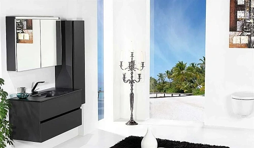 Тумба под раковину Armadi Art Vallessi 837-080-A mat 80x46cm АНТРАЦИТ мат Тумба под раковину Armadi Art Vallessi 837-080-A mat 80x46cm АНТРАЦИТ мат