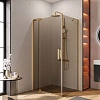 Душевой уголок CEZARES SLIDER-AH-1-100-70/80-BR-BORO 70-80x100см стекло тонированное (бронза), профиль брашированное золото Душевой уголок CEZARES SLIDER-AH-1-100-70/80-BR-BORO 70-80x100см стекло тонированное (бронза), профиль брашированное золото